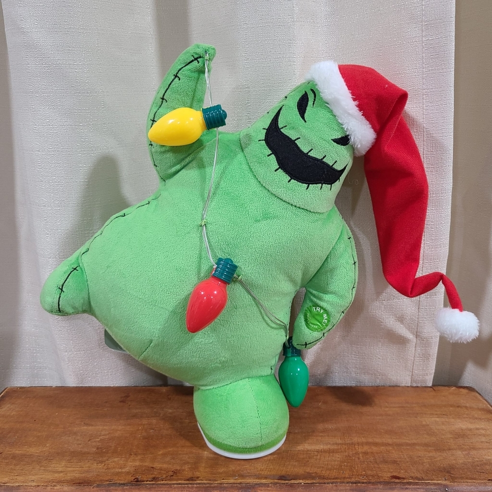 Nightmare Before Christmas Oogie Boogie 14" Animated Plush Spins & Plays Music